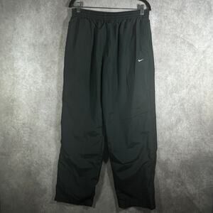 Nike Trackpants Mens XL Black Mesh Lined Drawstring Outdoor Pockets Ankle‎ Zip